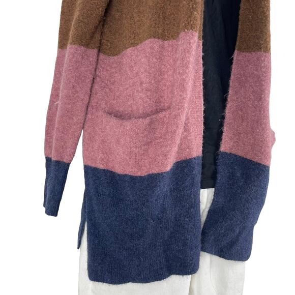 Madewell Kent Striped Colorblock Cardigan in Coziest Yarn Size XS - Picture 6 of 9